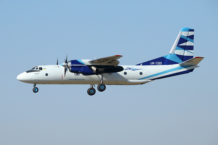 Antonov An-26B, Vulkan Air, registrace UR-CQD