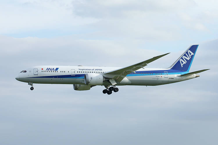 Boeing  B787-9 Dreamliner, All Nippon Airways, registrace JA891A