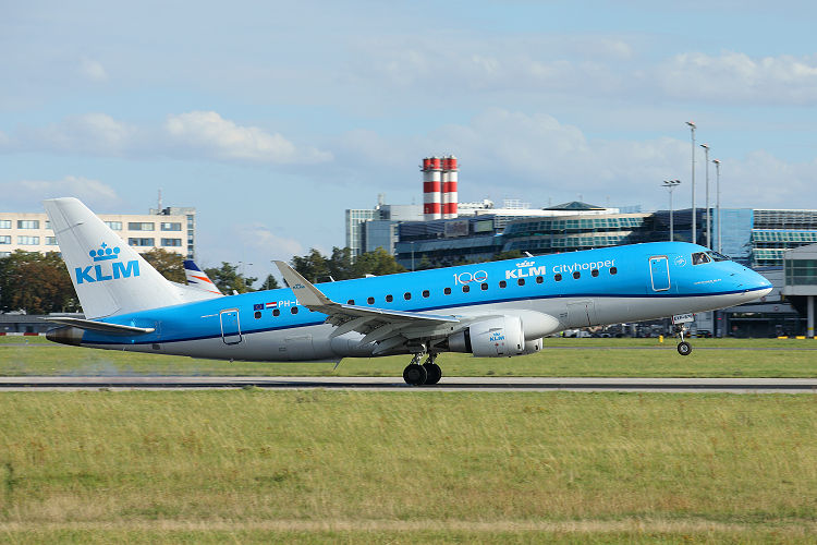 Embraer ERJ-175STD, KLM Cityhopper, registrace PH-EXP