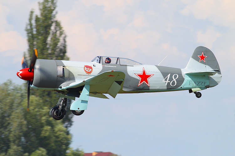 Jakovlev Jak-3UPW, registrace F-AZZK
