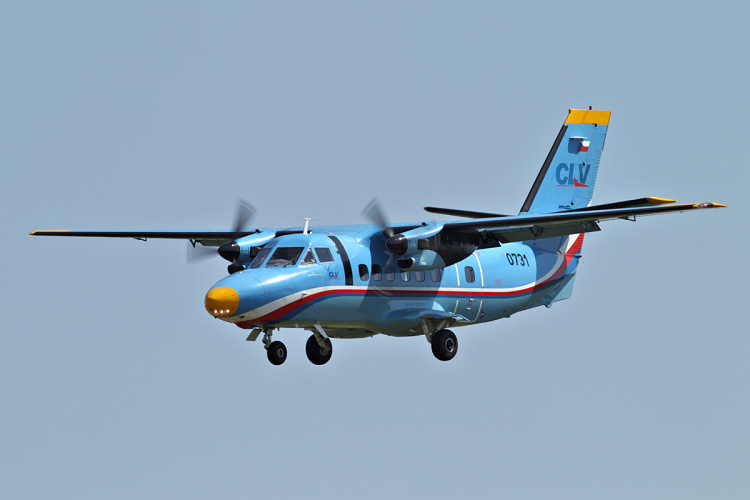 Let L-410UVP Turbolet, LOM Praha - CLV, registrace 0731