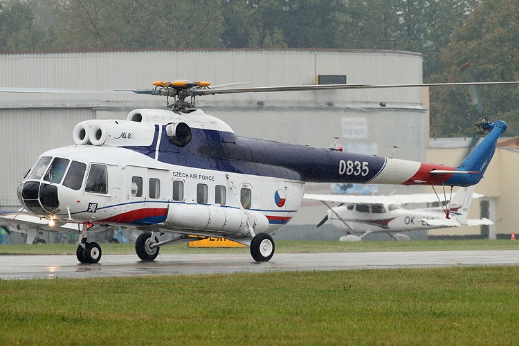 Mil Mi-8PS-11, Czech Air Force, registrace 0835