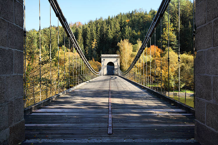 Řetězový most Stádlec